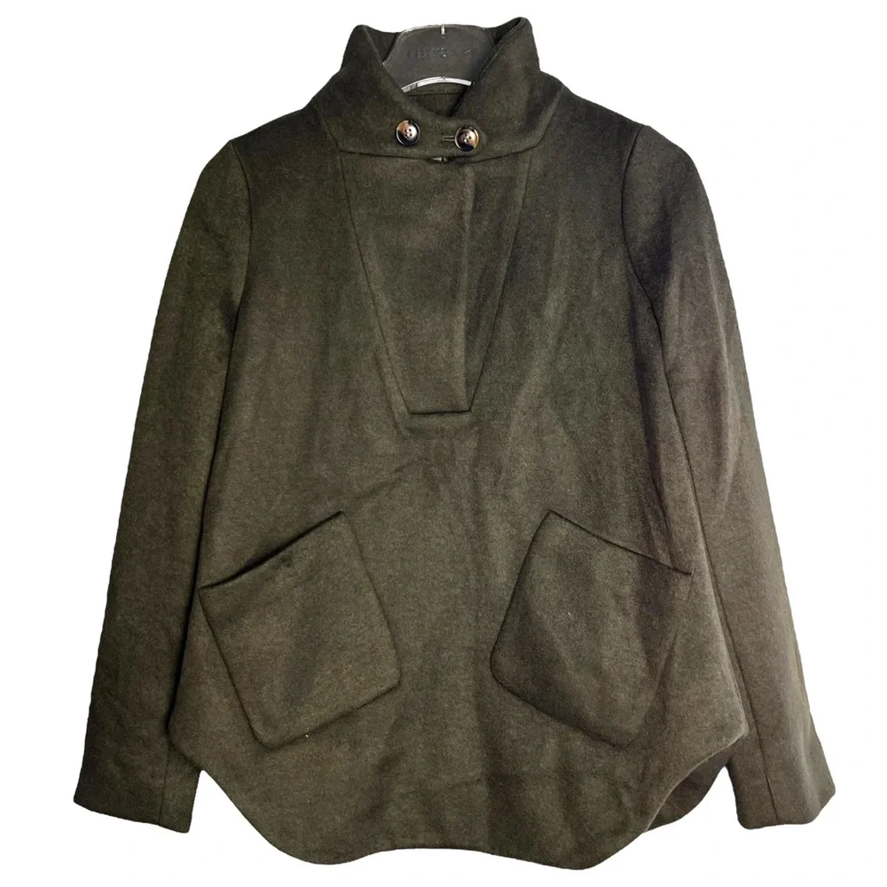 Tuckernuck Olive Emerson Popover Pullover - Picture 3 of 15